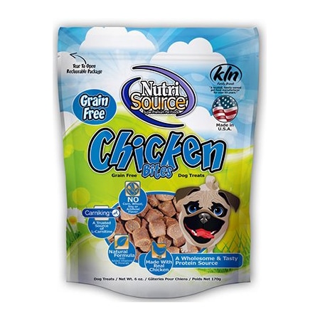 Nutrisource Treats Chicken Grain Free For Dogs 6 oz 80010